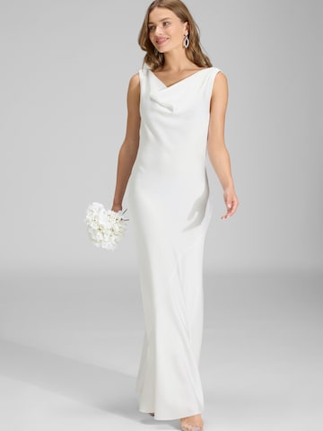 SWING Estélyi ruhák - bézs: elől