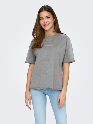 ONLY - Camiseta 'KINNA' en gris: frente