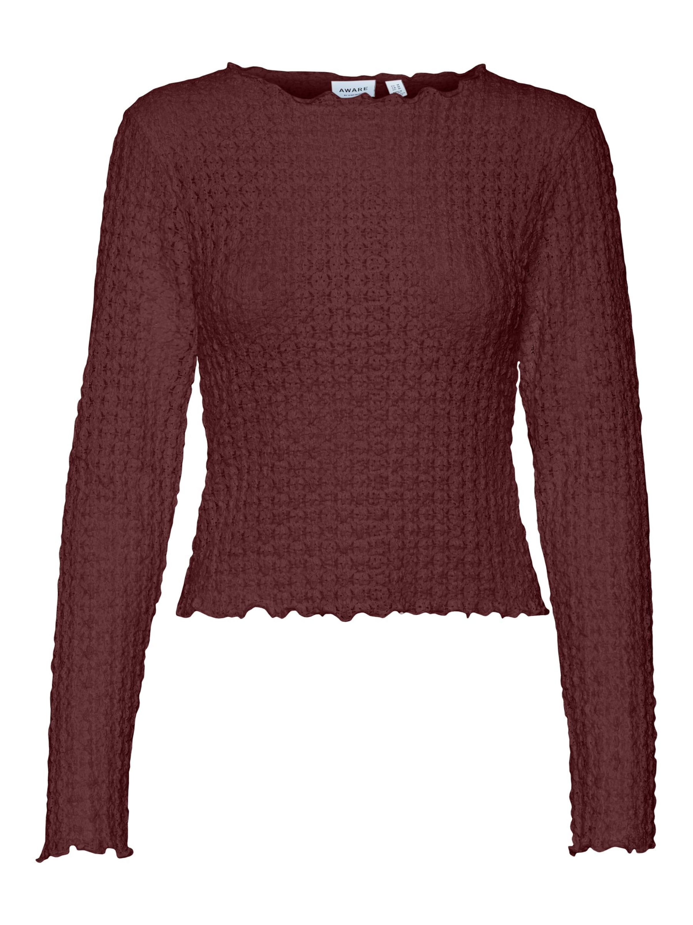 Aware Shirt 'VMShelby' in Brown: front