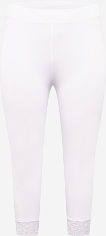 Leggings ONLY Carmakoma en blanc : devant