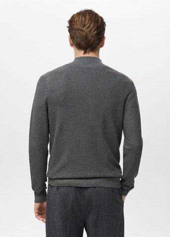MANGO MAN Sweater 'Carino' in Grey