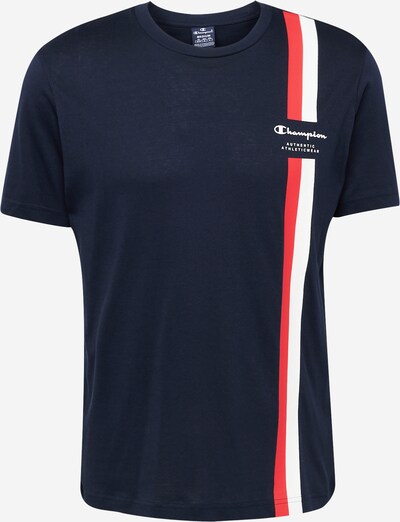 Champion Authentic Athletic Apparel T-Shirt in navy / rot / weiß, Produktansicht