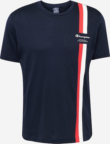 Champion Authentic Athletic Apparel Shirt in Blauw: voorkant