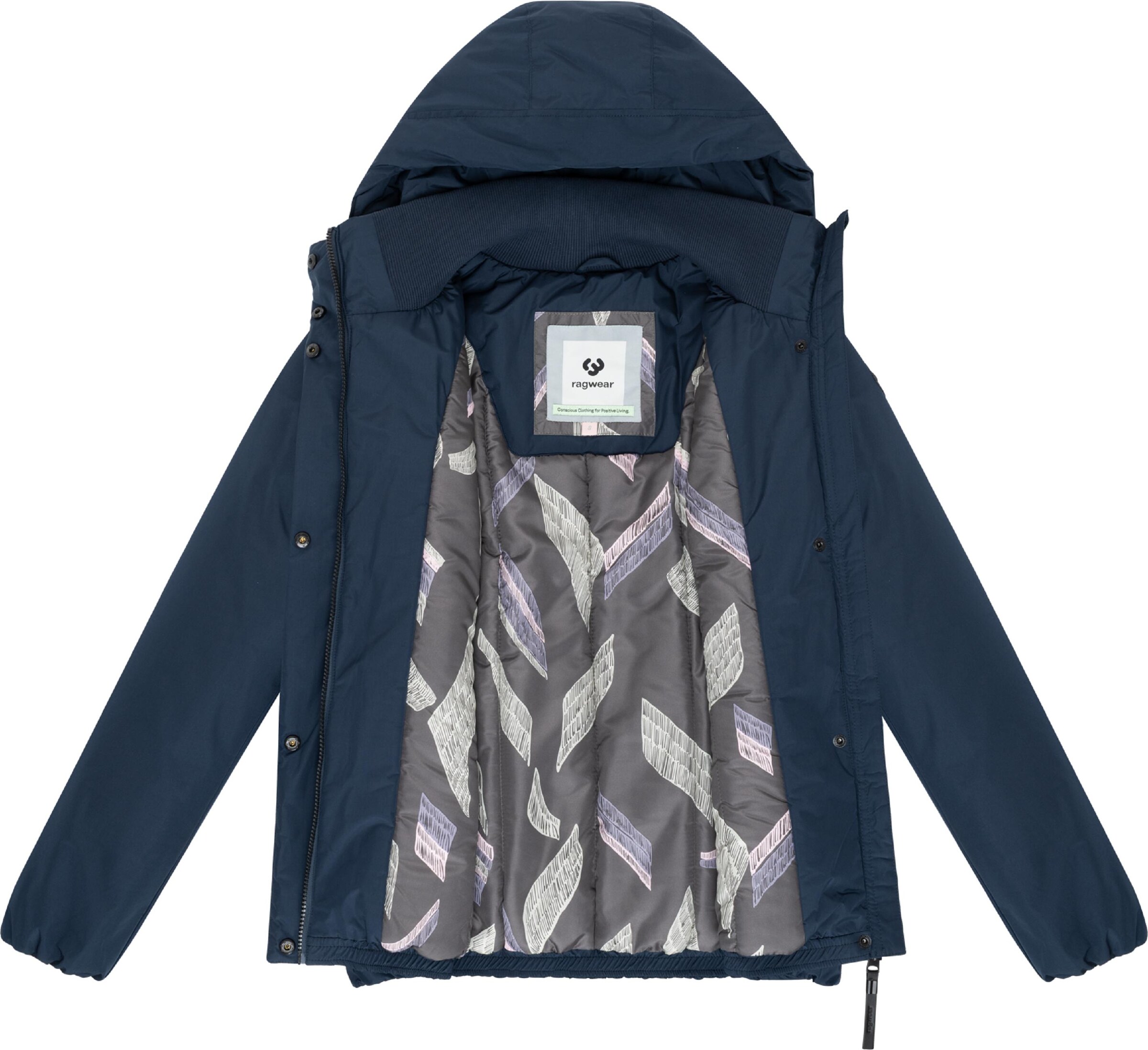 Ragwear Weatherproof jacket 'Sunniva' in Blue