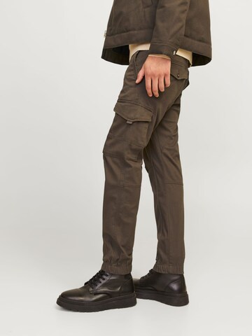 JACK & JONES Baggy Trousers 'Paul' in Green