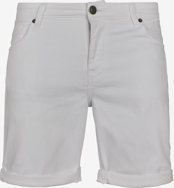 Urban Classics Slimfit Shorts in Weiß: predná strana