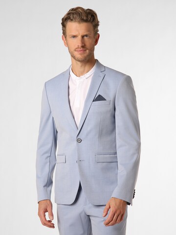 Finshley & Harding Slim Fit Sakko 'Oakland' in Blau: predná strana