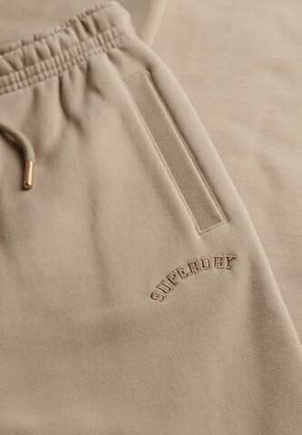 Superdry Tapered Pants 'Essential' in Grey