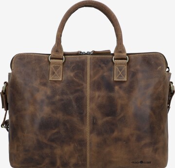 GREENBURRY Document Bag 'Vintage 1538 ' in Brown: front