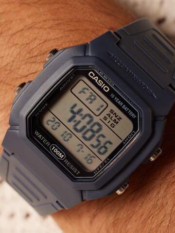 Montre digitale 'Klassisch' CASIO en bleu