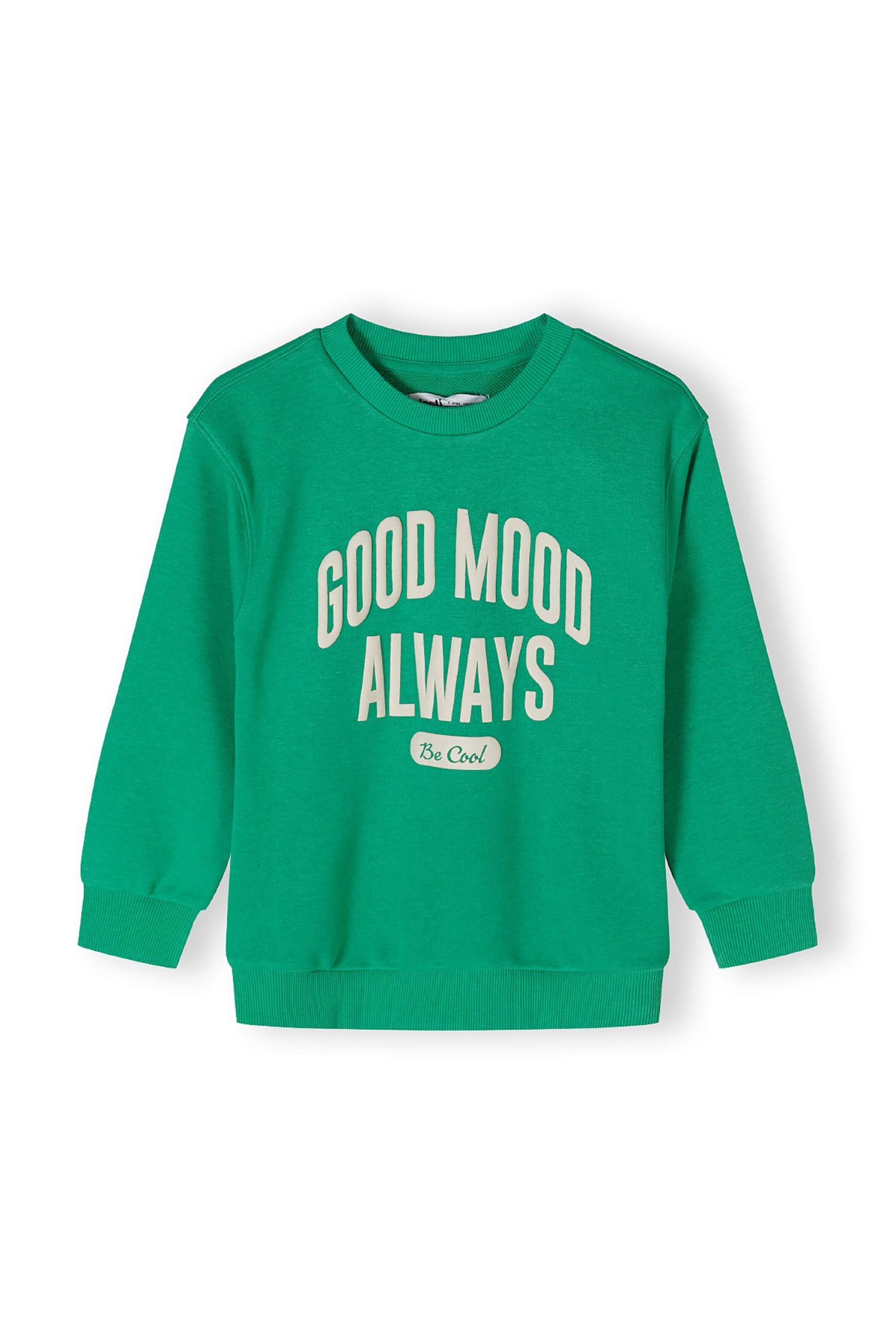 MINOTI Μπλούζα φούτερ σε πράσινο: μπροστά