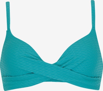 OLYMPIA Bikini top in Blue: front