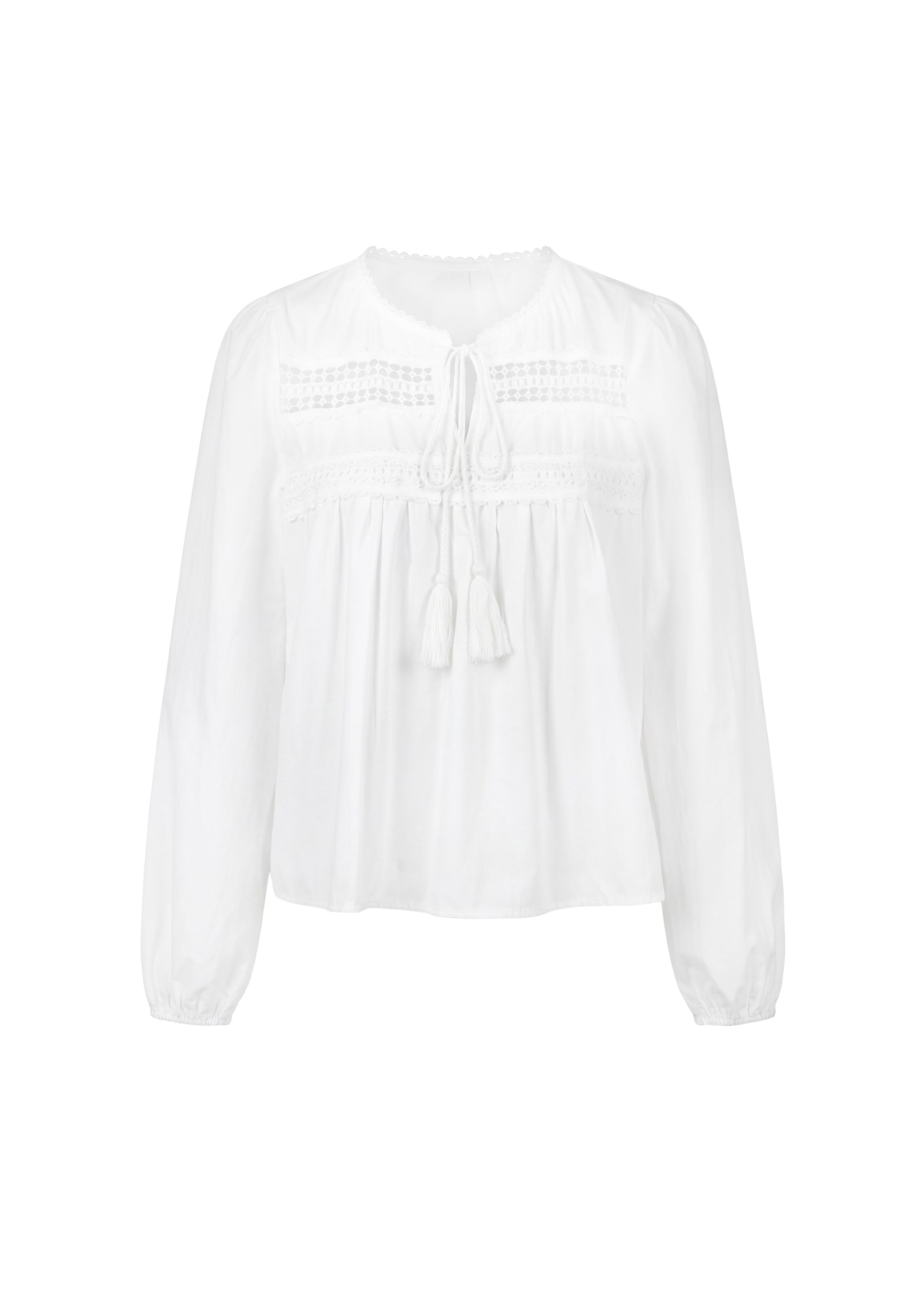 IZIA Blusa en S en blanco, Vista del producto
