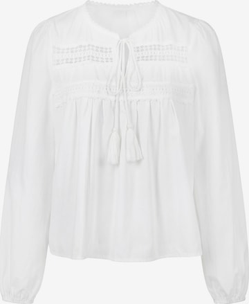 IZIA - Blusa em branco: frente
