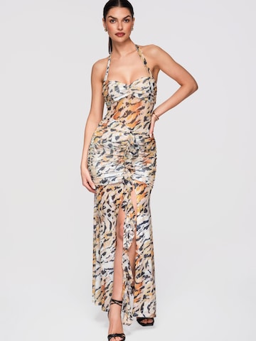 Ombre Abendkleid‌‌‌‌‌ in Beige