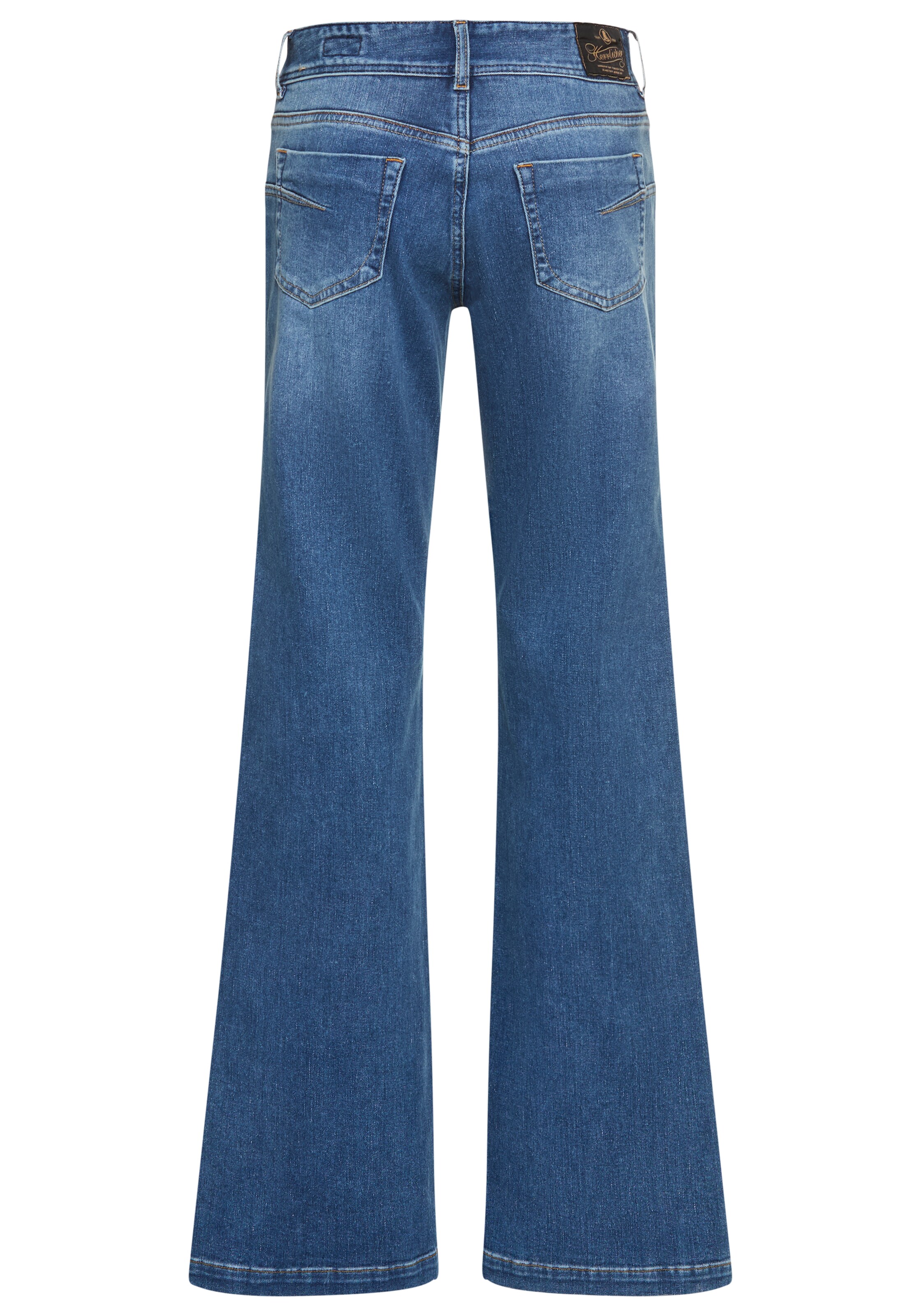 Herrlicher Wide Leg Jeans in Blau