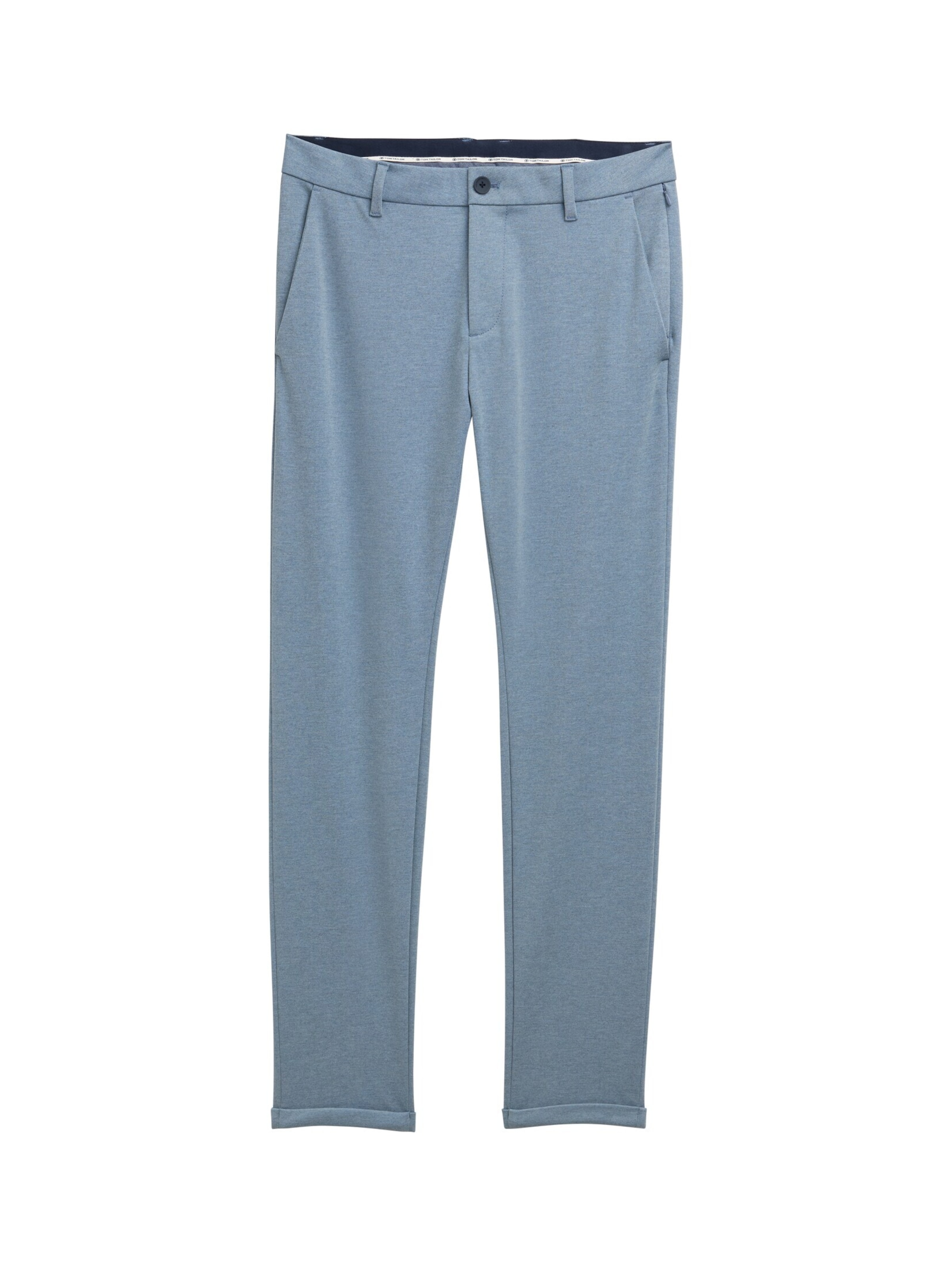Coupe slim Pantalon 'Travis' TOM TAILOR en bleu : devant