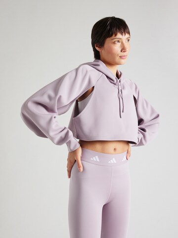 ADIDAS PERFORMANCE Athletic Sweatshirt in Purple: front