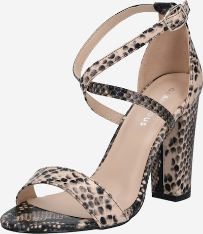 GLAMOROUS Remsandal i beige / brun, Produktvy