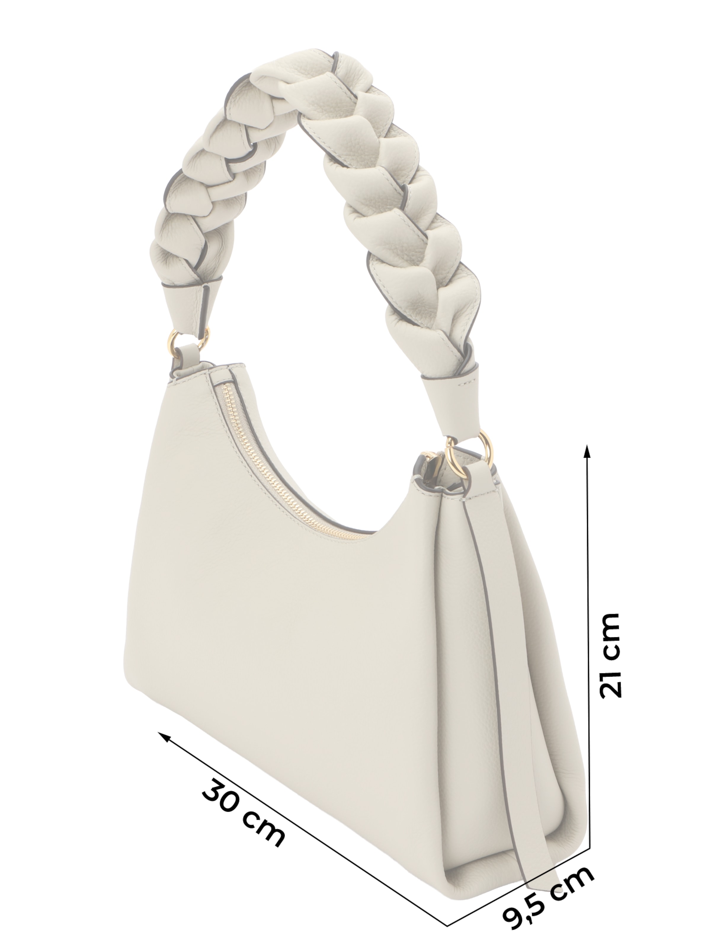 Sac bandoulière Coccinelle en gris