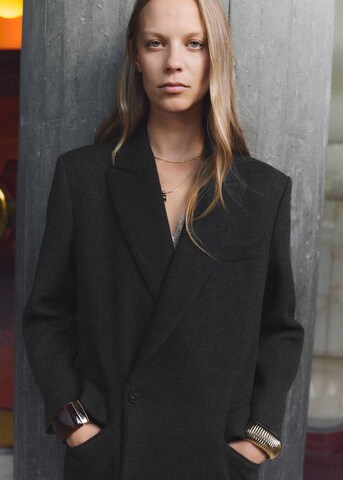 MANGO Mantel santana in Grau