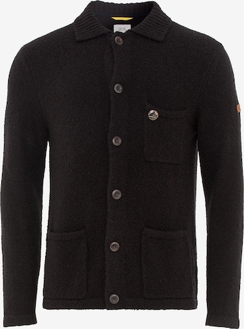 CAMEL ACTIVE Knit Cardigan in Black: front