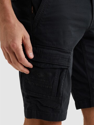 PME Legend Regular Byxa 'Rotor regular fit cargo shorts' i blå
