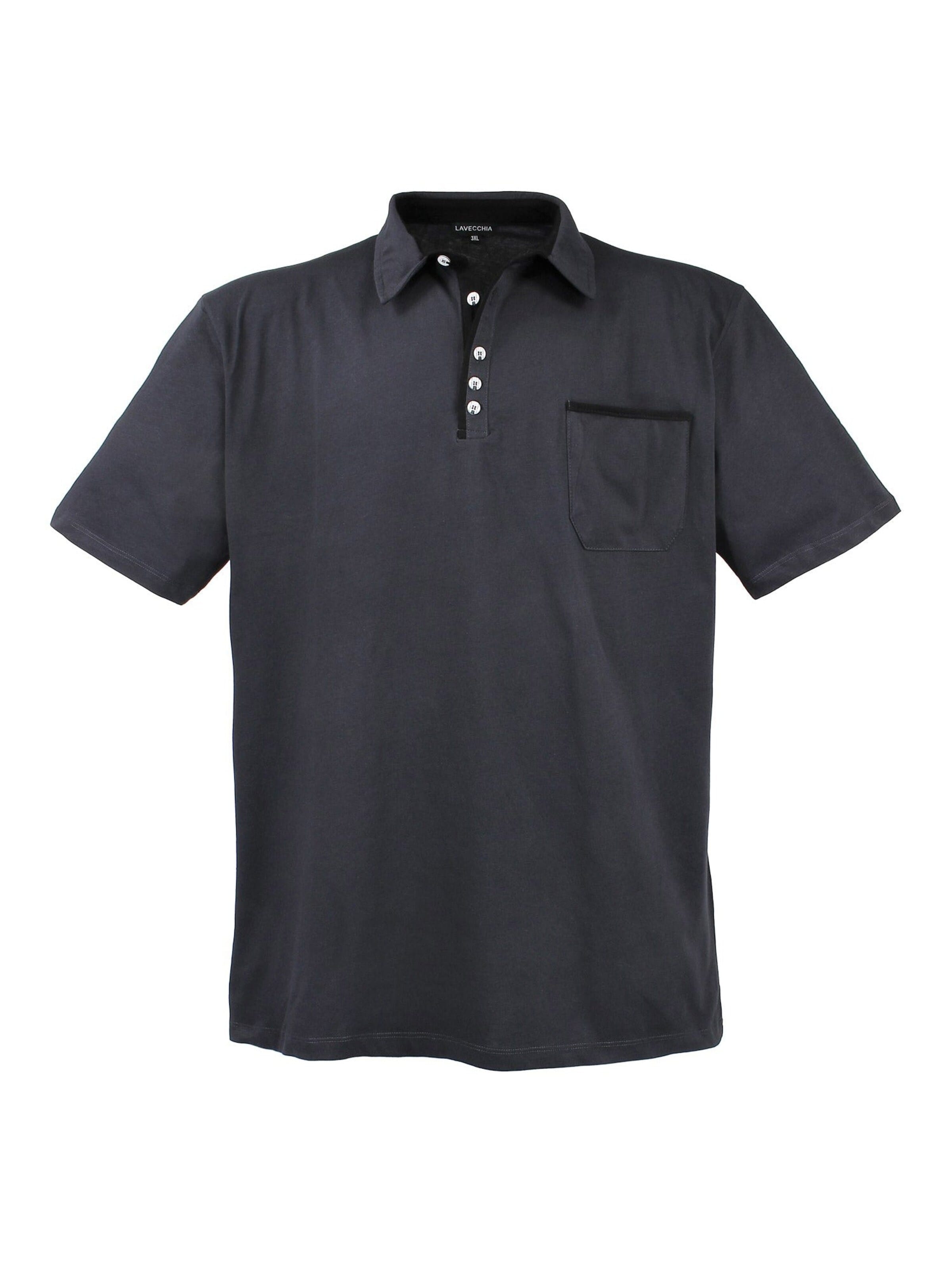 Lavecchia - Camisa 'LV-1701 Übergrößen' em cinzento: frente