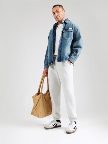 Abercrombie & Fitch Tapered Παντελόνι 'ESSENTIAL' σε γκρι