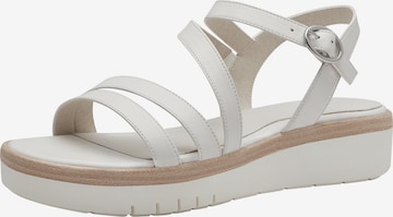 TAMARIS Sandals in White: front