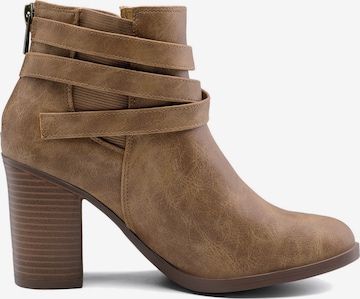 Boots 'DREAM PAIRS Damen Stiefel Stiefeletten' di Dream Pairs in marrone: frontale