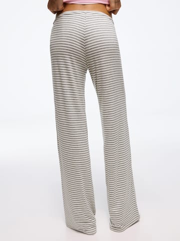 Bershka Wide leg Trousers in Grey