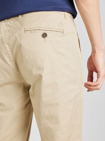 Springfield - Slimfit Calças chino 'RECONSIDER' em bege