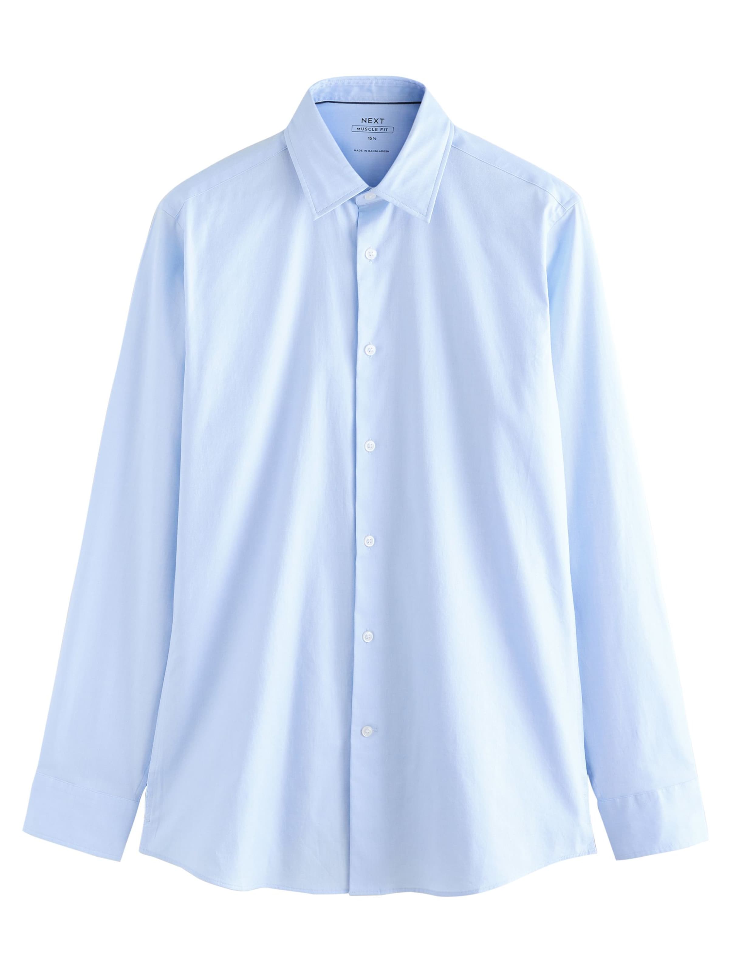 Next Средняя посадка Рубашка в Синий: спереди