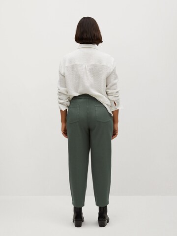 MANGO Tapered Hose 'Newpepi' in Grün