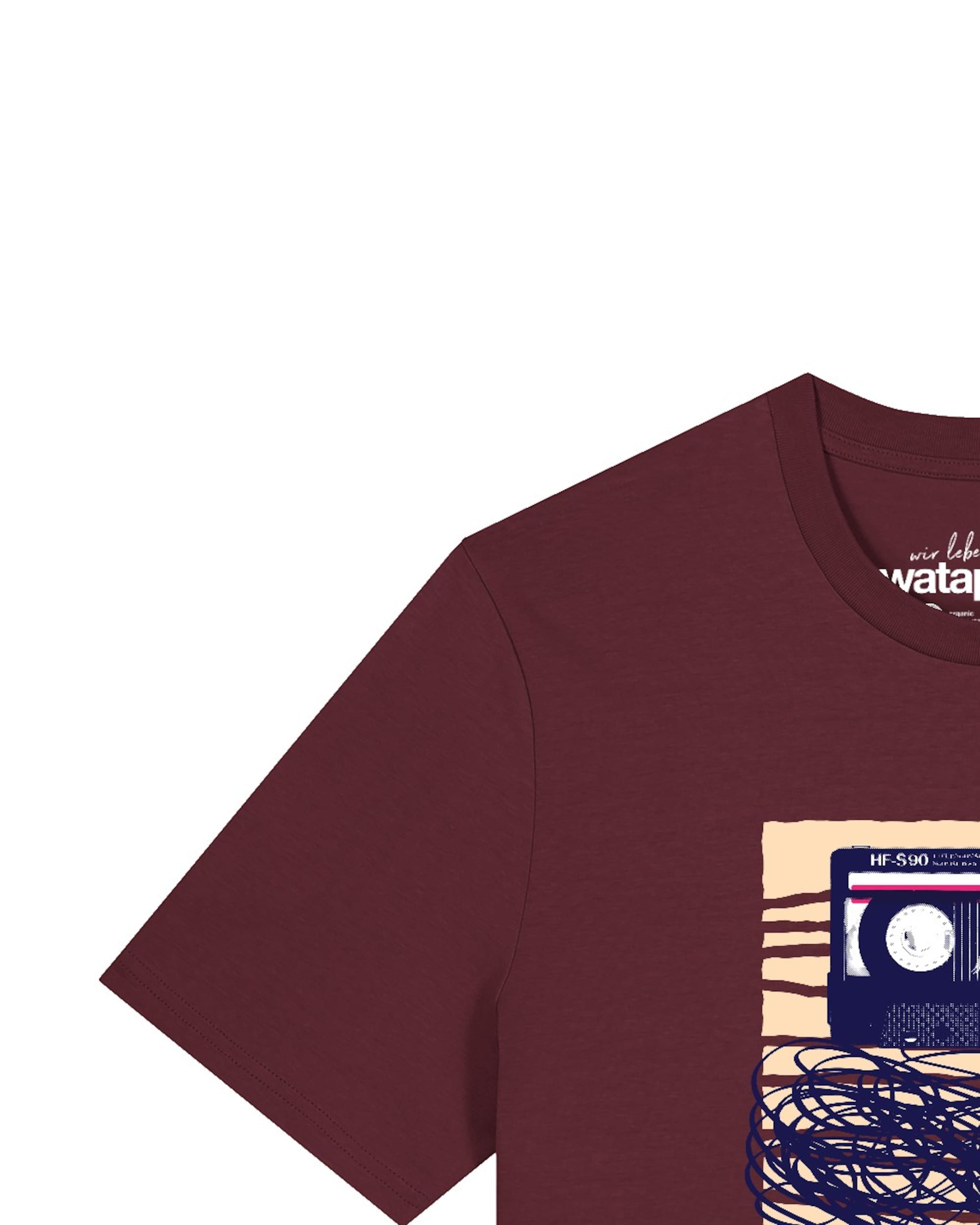 T-Shirt ' Good Old Mess ' Watapparel en rouge