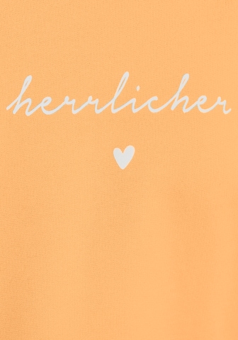 Herrlicher Sweatshirt in Orange