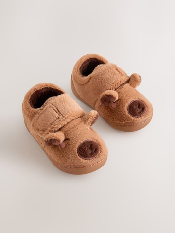 Next - Zapatillas de casa en marrón