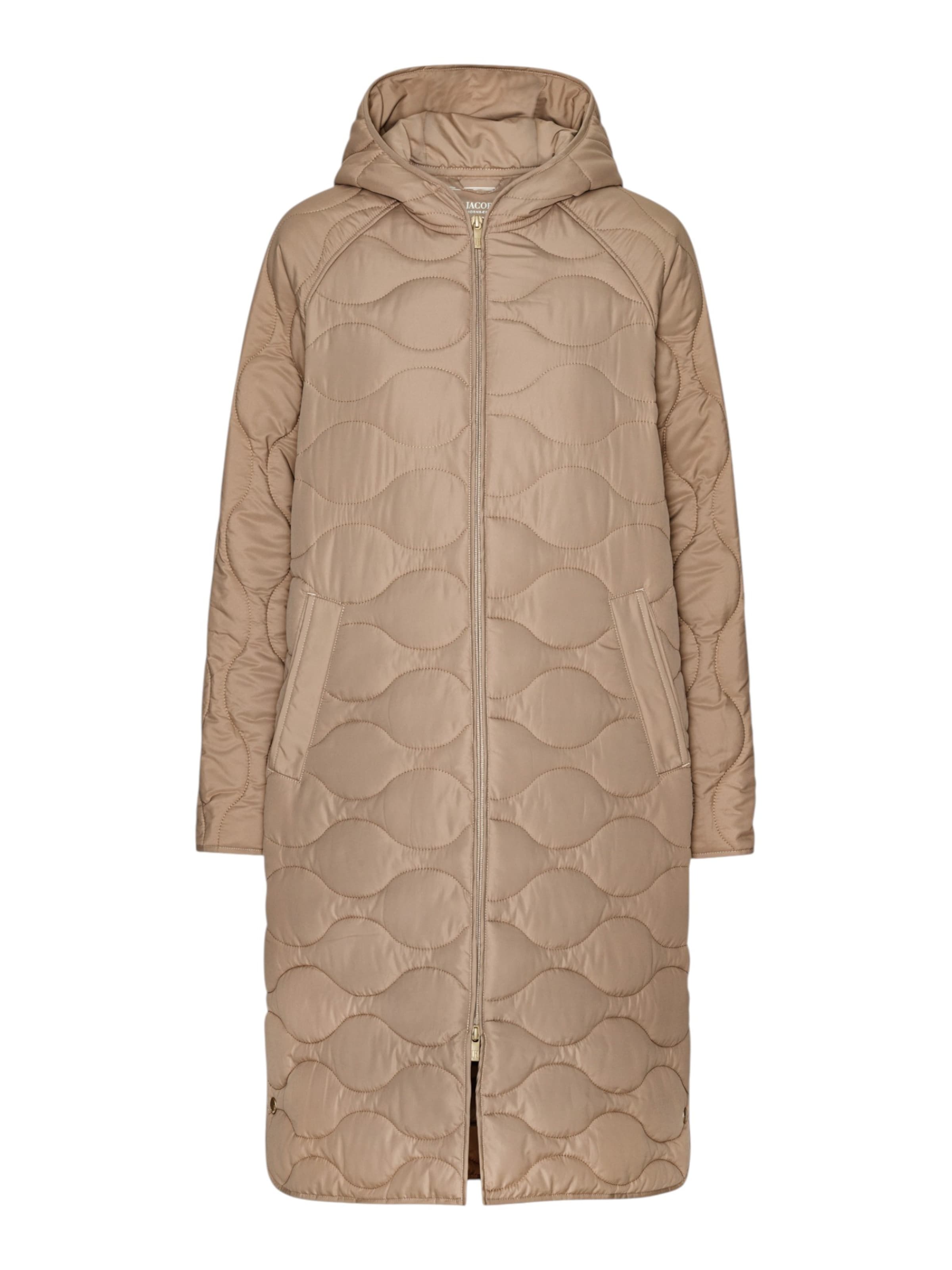 ILSE JACOBSEN Tussenmantel 'QUILTED08' in Beige: voorkant