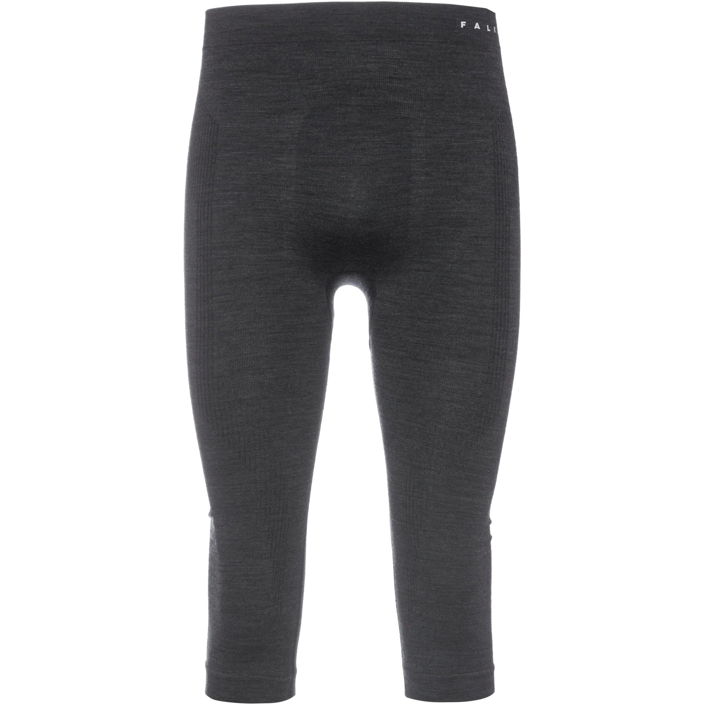 FALKE Sportunterhose 'Wool Tech' in Schwarz: Vorderseite