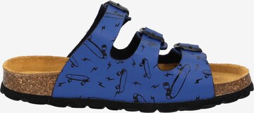 Palado Offene Schuhe 'Kids Capri B Print' in Blau