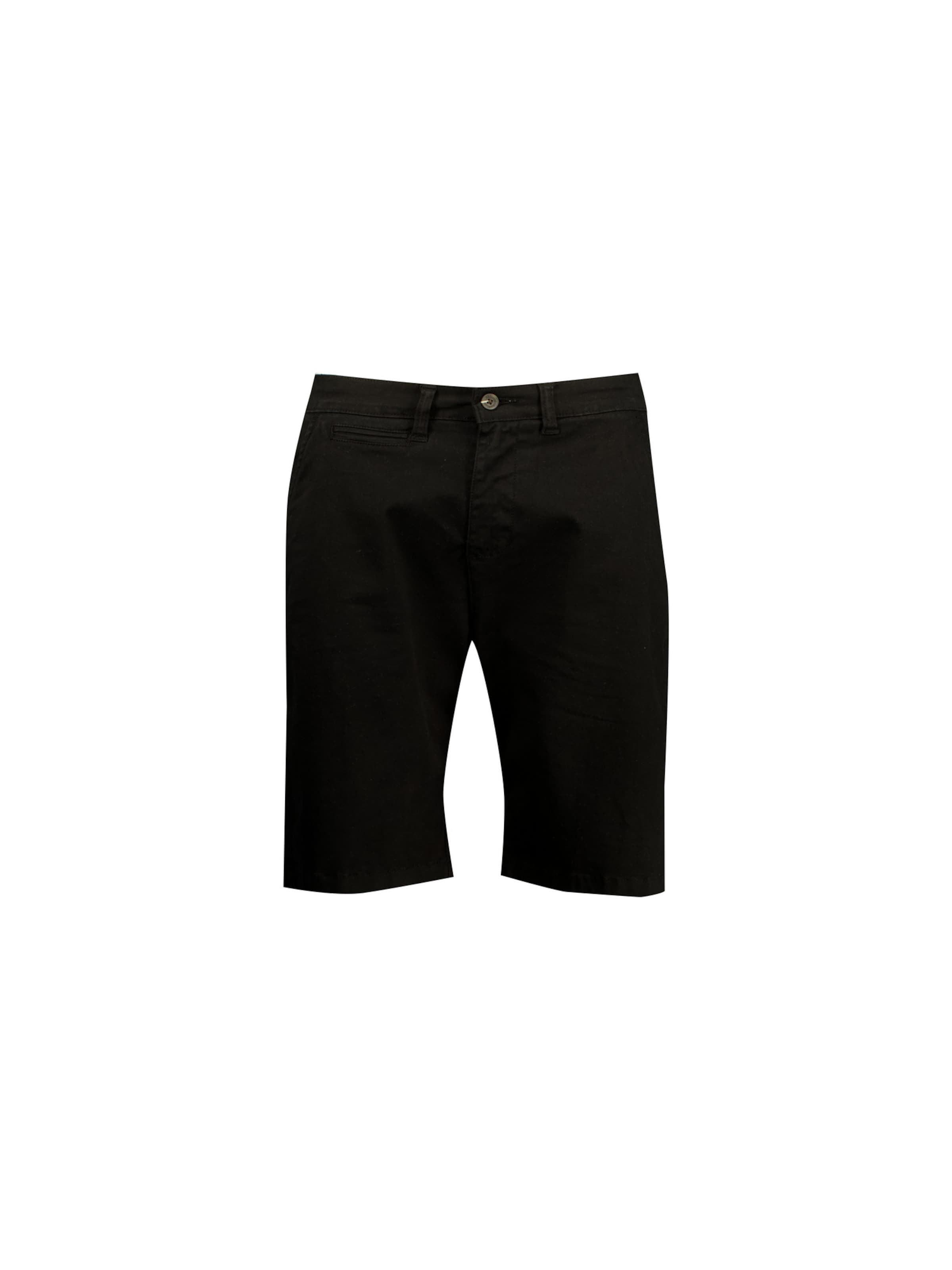Pantalon chino 'Varty' Deeluxe en noir : devant