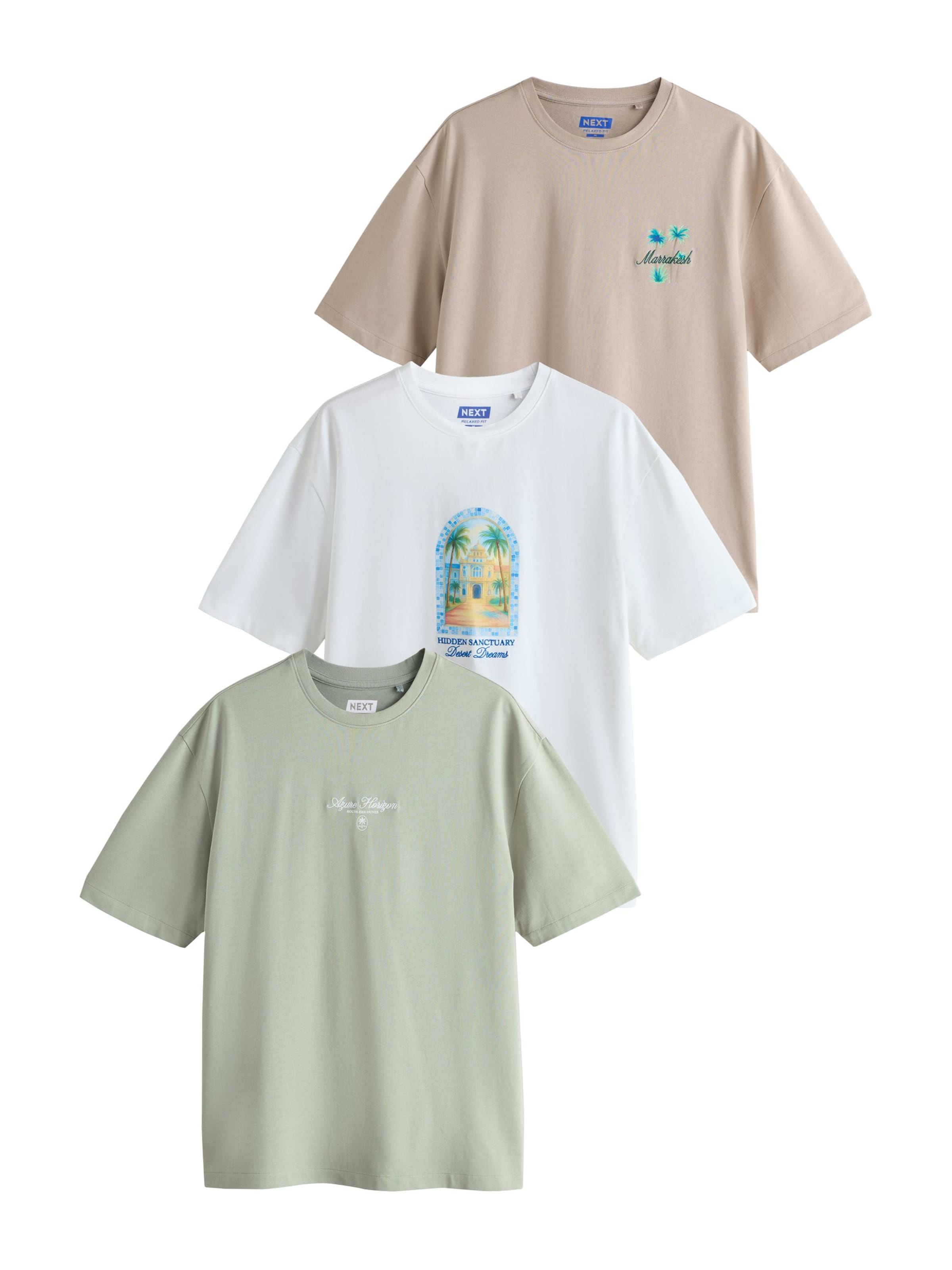 T-Shirt Next en gris : devant
