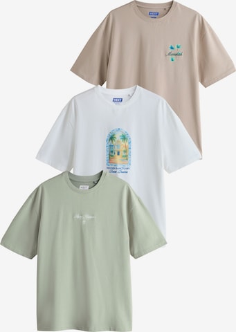 T-Shirt Next en gris : devant