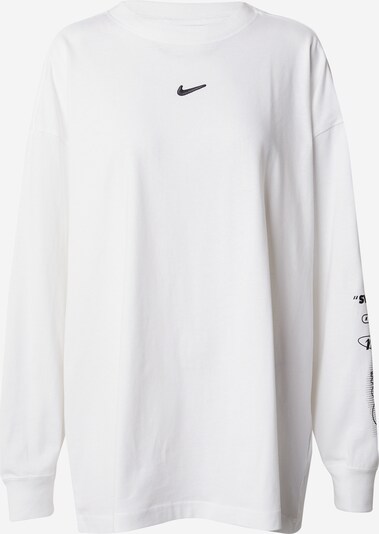 Nike Sportswear T-shirt 'SWOOSH' i svart / vit, Produktvy