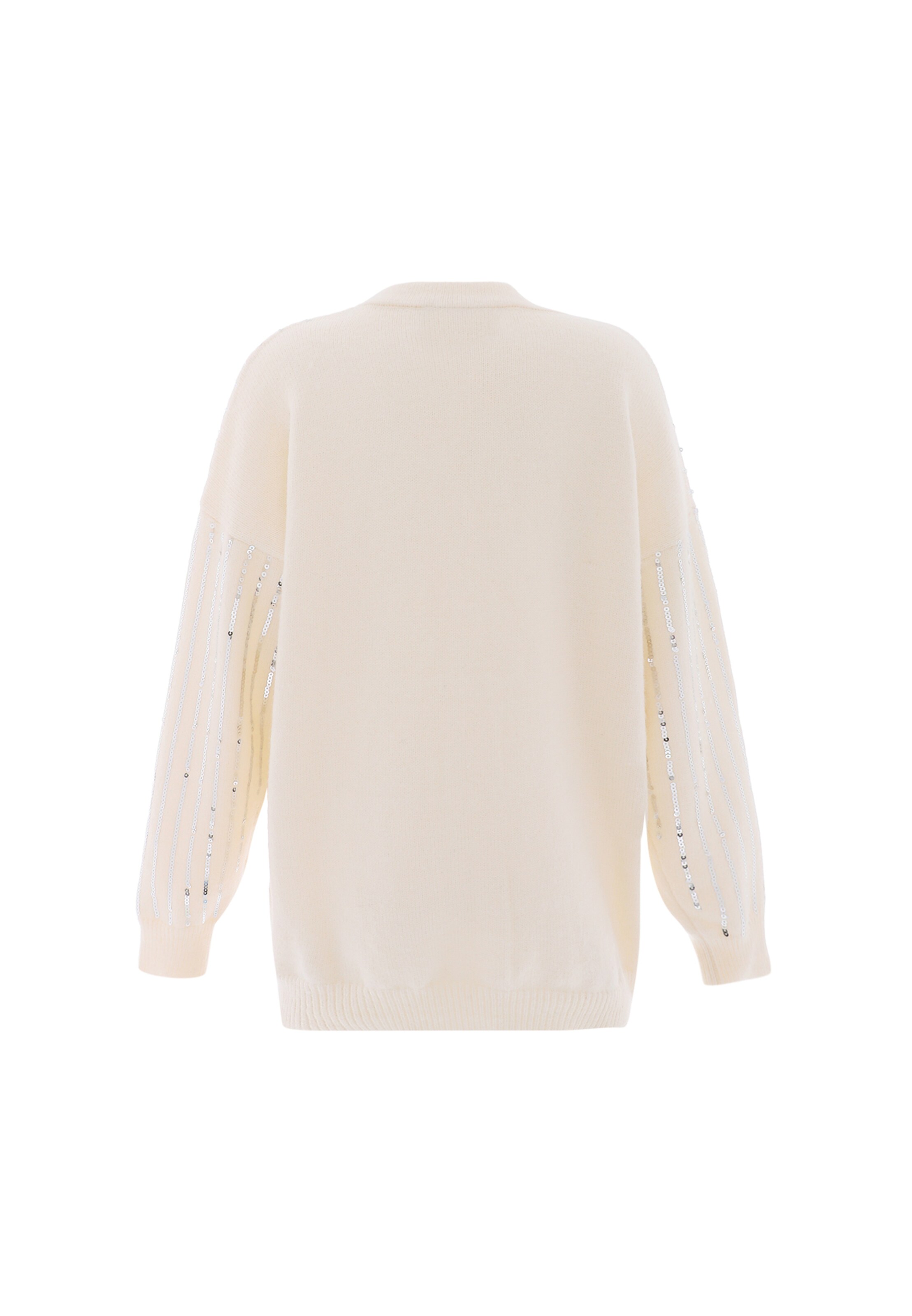 faina Πλεκτή ζακέτα σε λευκό