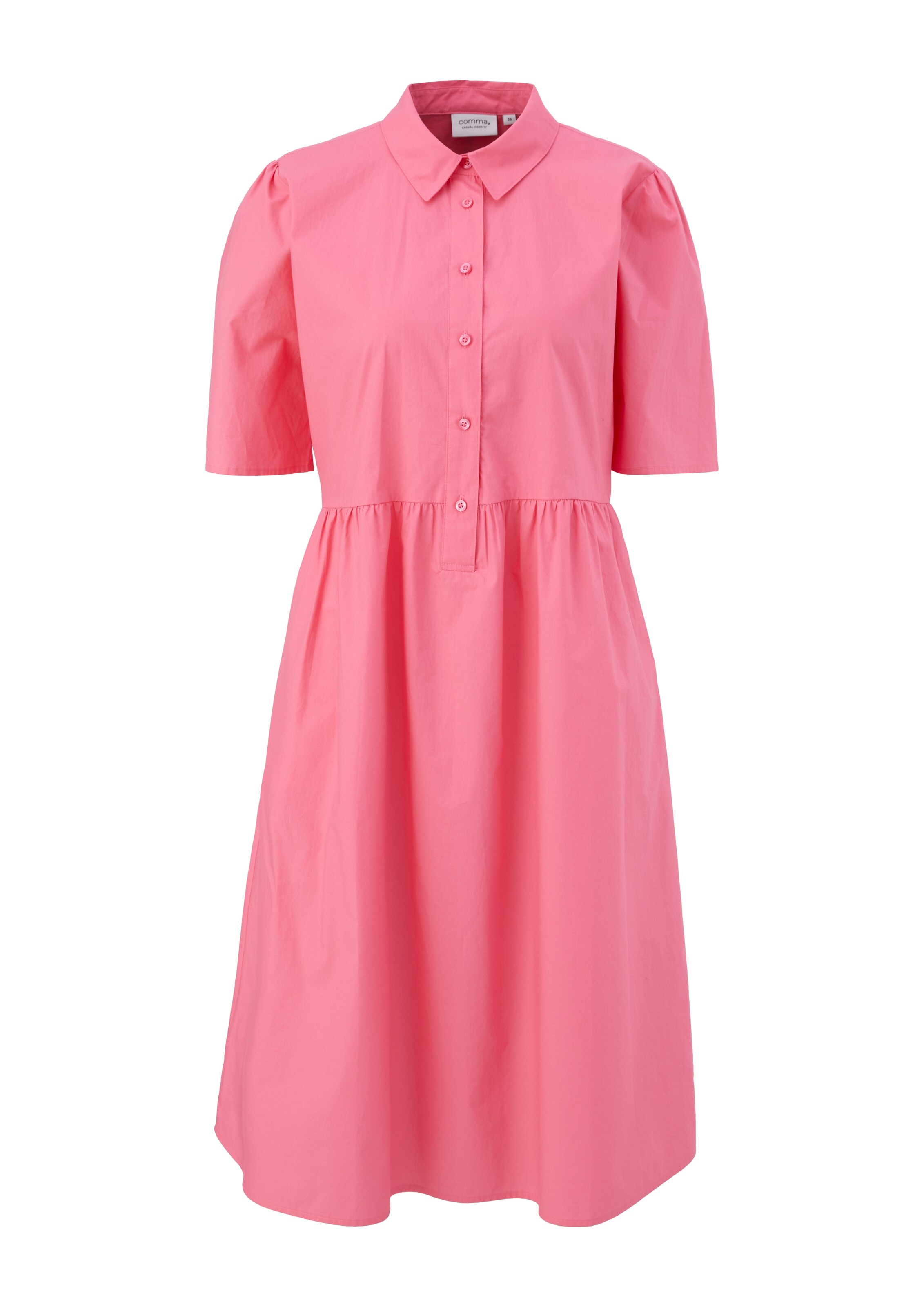 Robe-chemise comma casual identity en rose : devant