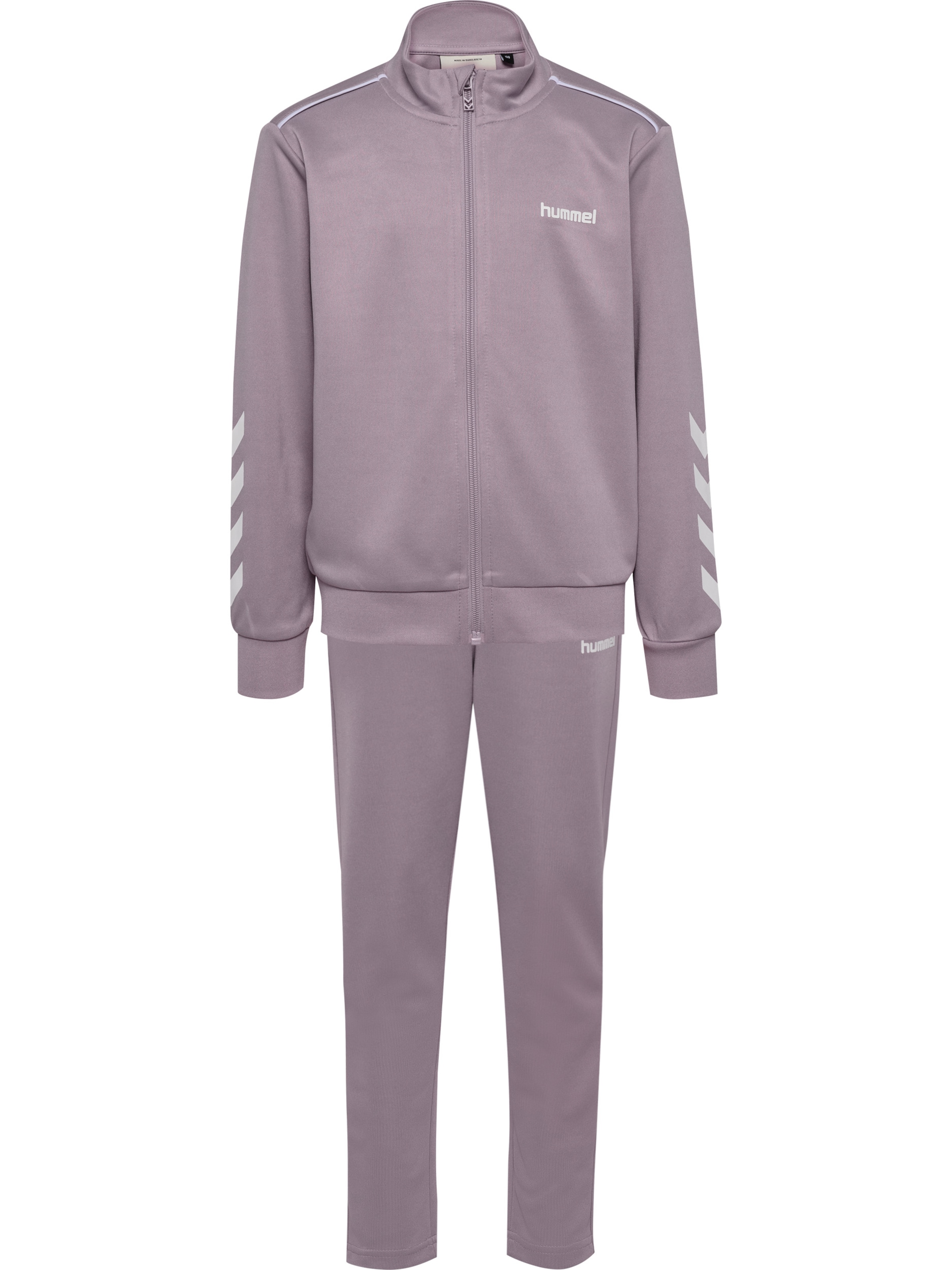 Hummel Trainingspak in Lila: voorkant
