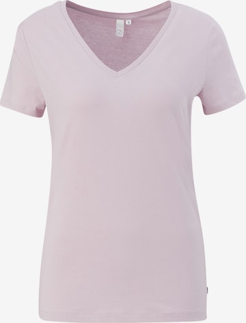 QS T-shirt i rosa: framsida