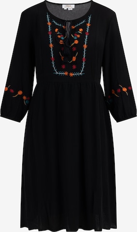 usha FESTIVAL Dress in Black: front